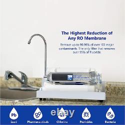100GPD ALKALINE Portable Countertop Reverse Osmosis Drinking Water Filter System
