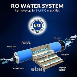 100 GPD 5 Stage Reverse Osmosis System Water Filtration System + 15 Extra Filter