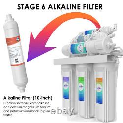 100 Pack 6-Stage RO System pH+ Inline Alkaline Water Filter Mineral Cartridges