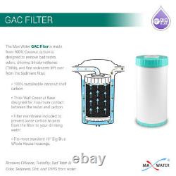 10x4.5 BB Big Blue 1 Whole House Water Filter System For Home, Well supply