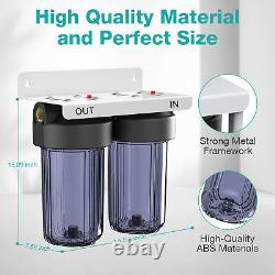 10x4.5 Whole House Water Filter System for Well + 3 Set Extra Filter Cartridge