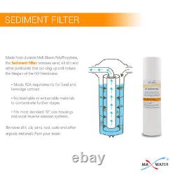 12 Stage RO System replacement Filter Set 5 in1 Alkaline DI and 4 Pins UV Bulb
