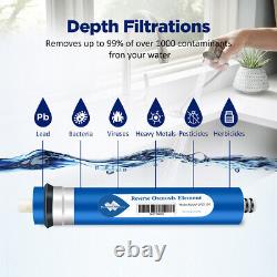 150 GPD Reverse Osmosis Membrane Standard 1812/2012 Home RO System Water Filter