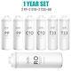 1 Year Set PP CTO T33 RO Water Filter Replacement For SimPure T1-400UV RO System