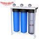 20 Big Blue Whole House Water Filter System with Sediment Carbon Filter Bracket
