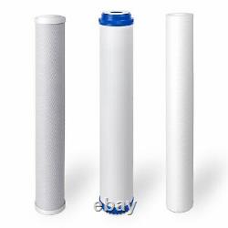 20 x 2.5 3 Stage Whole House Water Filter System High Quality 3/4