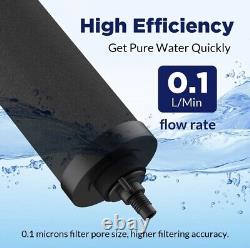 2.25G UV 3 Stage Water Filter System for Home Camping Survival + 3 Extra Filters
