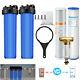 2-Stage 20 Big Whole House Water Filter Housing + Spin Down Filtration System