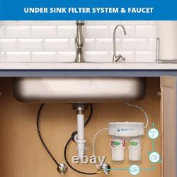 2-Stage Under Sink Water Filter System Kitchen Counter Claryum Filtration Fi