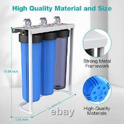 3Stage High Capacity Big Blue Spin Down Sediment Whole House Water Filter System