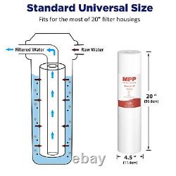 3Stage High Capacity Big Blue Spin Down Sediment Whole House Water Filter System