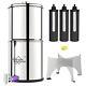 3Stage UV Gravity-Fed Water Filter System, 2.25G, Countertop Filter System Home RV