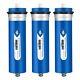 3 Pack 400GPD RO Membrane Reverse Osmosis System Drinking Water Purifier Filters