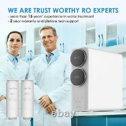 400G Big Flux 4 Stage RO Reverse Osmosis System Drinking Water Filter Purifier