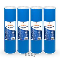 4PK Premium Aquaboon 5mic Big Blue GAC Carbon Water Filter Cartridge 20x4.5