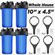 4 Pack 10 Big Blue Water Filter Housing for Whole House Water Filter System