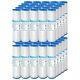 50 Pack 5/20/50 Micron 10x2.5 Washable Pleated Sediment Water Filter Cartridge