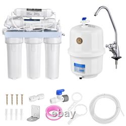 5 STAGE Water Filter System Reverse Osmosis RO Filtration Drinking 100 GPD Home