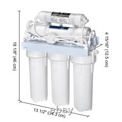 5 STAGE Water Filter System Reverse Osmosis RO Filtration Drinking 100 GPD Home