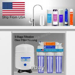 5 Stage Home Drinking Reverse Osmosis System + Filters + NSF Tank