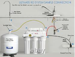 5 Stage Home Reverse Osmosis RO Drinking Water Filtration System USA Assembled