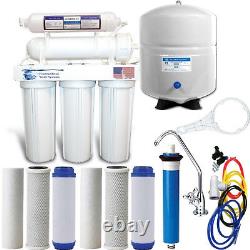 5 Stage Reverse Osmosis 75 Gpd Water Filter Choice Of Faucets. Bonus Filters