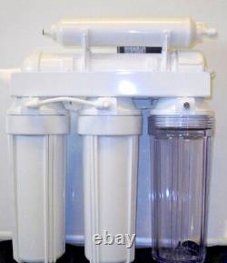 5 Stage Reverse Osmosis Water Filter With Permeate Pump Low Pressure System