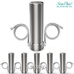6X SimPure V7 5 Stage Under Sink Water Filter System 20K Gallons Stainless Steel