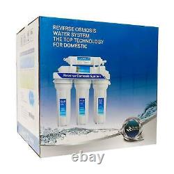 6 Stage Reverse Osmosis Water Filter System 10 RO Membrane Undersink Purifier