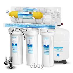 6 Stage Undersink Reverse Osmosis System Water Filter with Mineral Filter 75 GPD