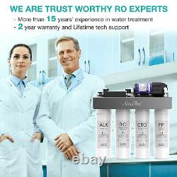 8 Stage UV Reverse Osmosis System Drinking Water System Alkaline pH+ 400GPD