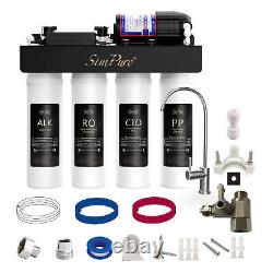 8-Stage WP2-400GPD UV Alkaline pH+ Reverse Osmosis System Water Filter System