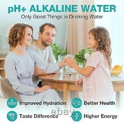 8-Stage WP2-400GPD UV Alkaline pH+ Reverse Osmosis System Water Filter System