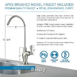 APEX MR-2032 Alkaline pH+ 3-Stage Inline Under Counter Water Filter System