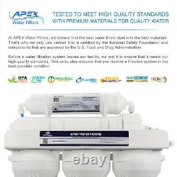 APEX MR-5050 5 Stage 50 GPD RO Reverse Osmosis Drinking Water Filter System