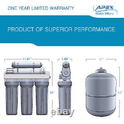 APEX MR-5050 5 Stage 50 GPD RO Reverse Osmosis Drinking Water Filter System