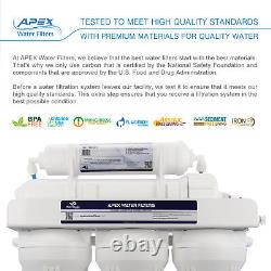 APEX MR-6050 6 Stage 50 GPD Alkaline pH+ RO Reverse Osmosis Water Filter System