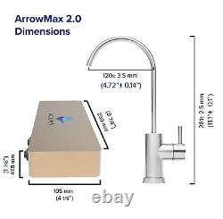 Acuva-ArrowMax 2.0 UV-LED Water Purifier Under Sink Water Filter System 876BT