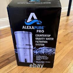 Alexapure Pro Stainless Countertop Water Filtration System Open Box