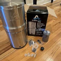 Alexapure Pro Stainless Countertop Water Filtration System Open Box