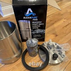 Alexapure Pro Stainless Countertop Water Filtration System Open Box