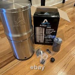 Alexapure Pro Stainless Countertop Water Filtration System Open Box