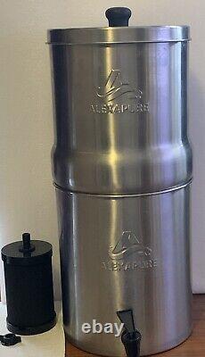 Alexapure Pro Water Filtration System Gravity Fed Stainless Steel