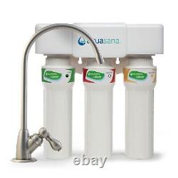 Aquasana 3-Stage Max Flow Claryum under Sink Water Filter System? AQ-5300+. 62