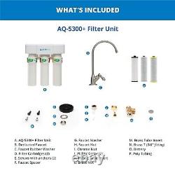 Aquasana 3-Stage Max Flow Claryum under Sink Water Filter System? AQ-5300+. 62