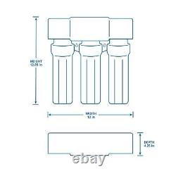 Aquasana 3-Stage Max Flow Claryum under Sink Water Filter System? AQ-5300+. 62