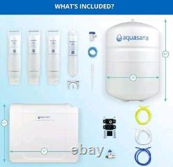 Aquasana SmartFlow Reverse Osmosis Water Filter System 4 Stage With Easy Change