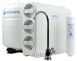 Aquasana SmartFlow Reverse Osmosis Water Filter System Matte Chrome Faucet