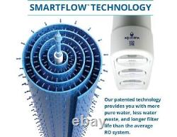 Aquasana SmartFlow Reverse Osmosis Water Filter System Matte Chrome Faucet