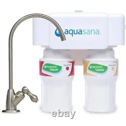 Aquasana THD-5200.55 2-Stage Water Filtration System w. Brushed Nickel Faucet